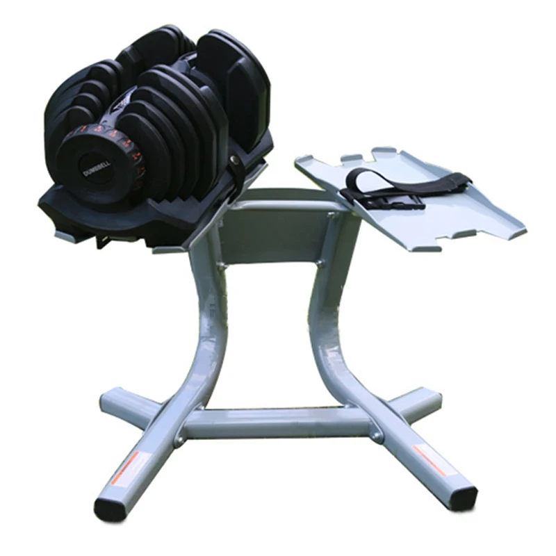 New gym high-end adjustable 24kg/42kg dumbbell stand dumbbell bracket vertical dumbbell stand