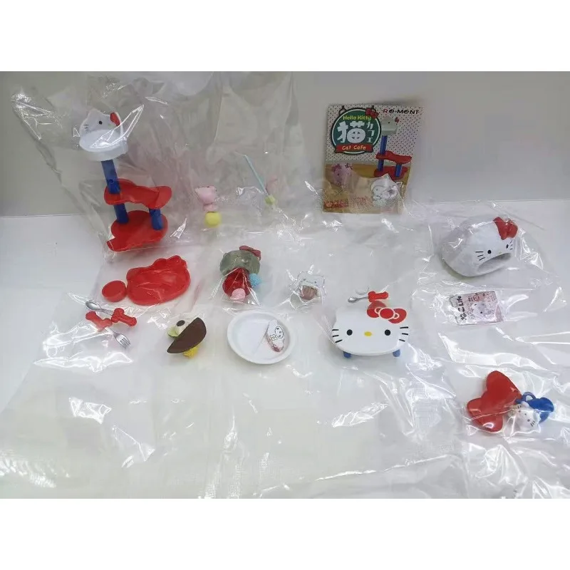 RE-MENT Hello Kitty KT Cat Cafe Blind Box Toys Miniature Action Figures Doll Model Toys Collection Ornaments view 5