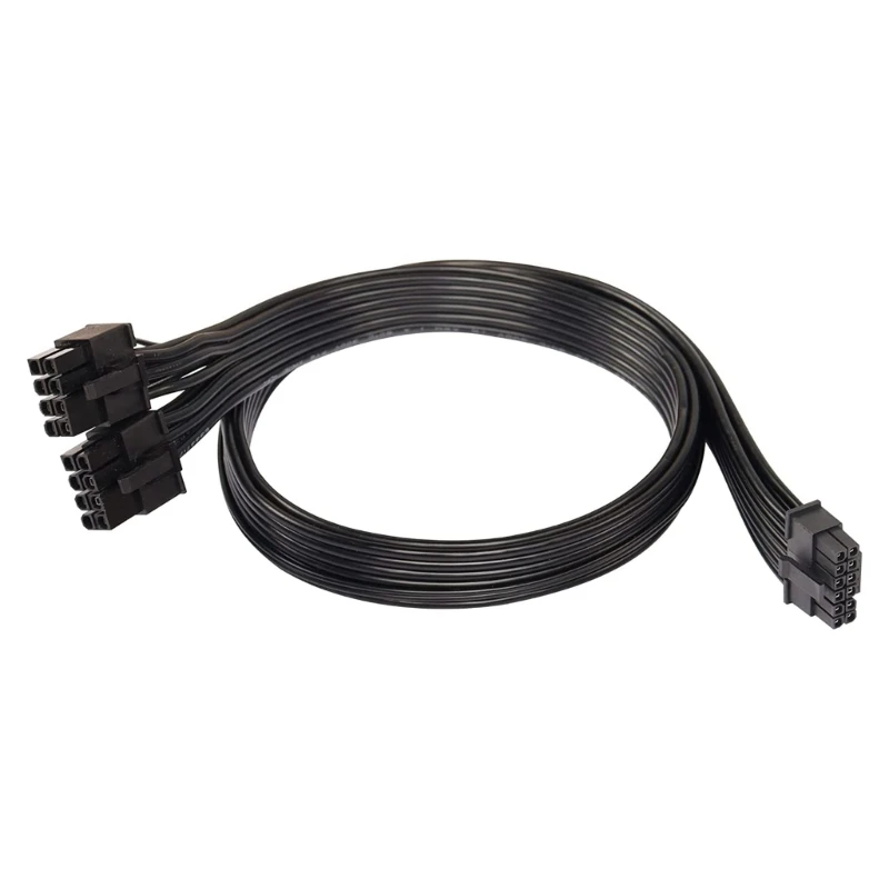 2x 8Pin Male to 12VHPWR PCIE5.0 16Pin ATX3.0 Power Supply Cord for RTX40 Series Graphics Card 30CM 50CM 60CM 70CM