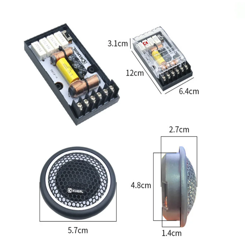 Car Audio Modification Speakers 165mm Two-Way 6.5-Inch Car Set Speakers DC-12V