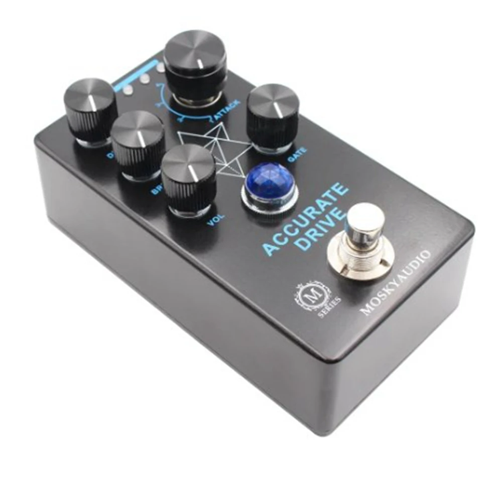 Mosky Accurate Drive Guitar Bass Effect Pedal Noise Gate Four Models Overdrive Pedal True Bypass Guitar Accessories