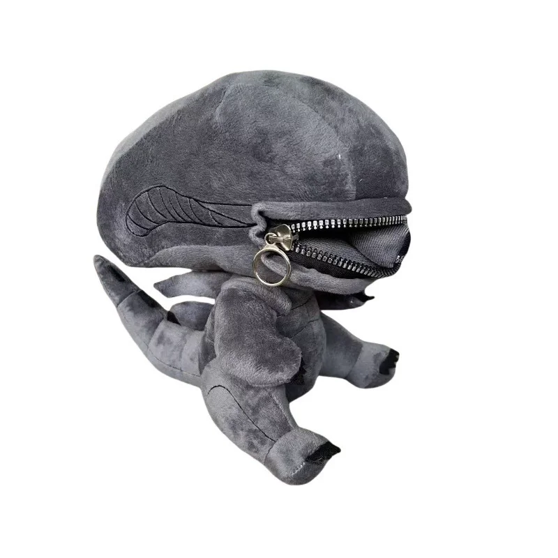Alien-Xenomorph-förmiger Plüsch mit Reißverschluss, weiches Stofftier, cooles Plüschtier, tolle Geschenke für Raumdekoration für Jungen und Mädchen – Detail 5