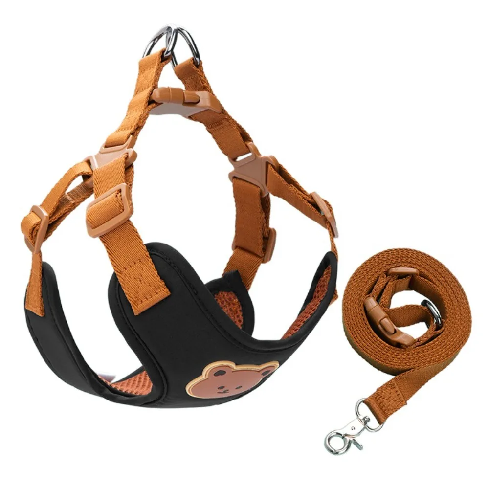 

Creative Cute Pet Harness Leash Anti-Escape No Pull Dog Collar Harness Adjustable Cat Chest Strap Vest Pet Accessories