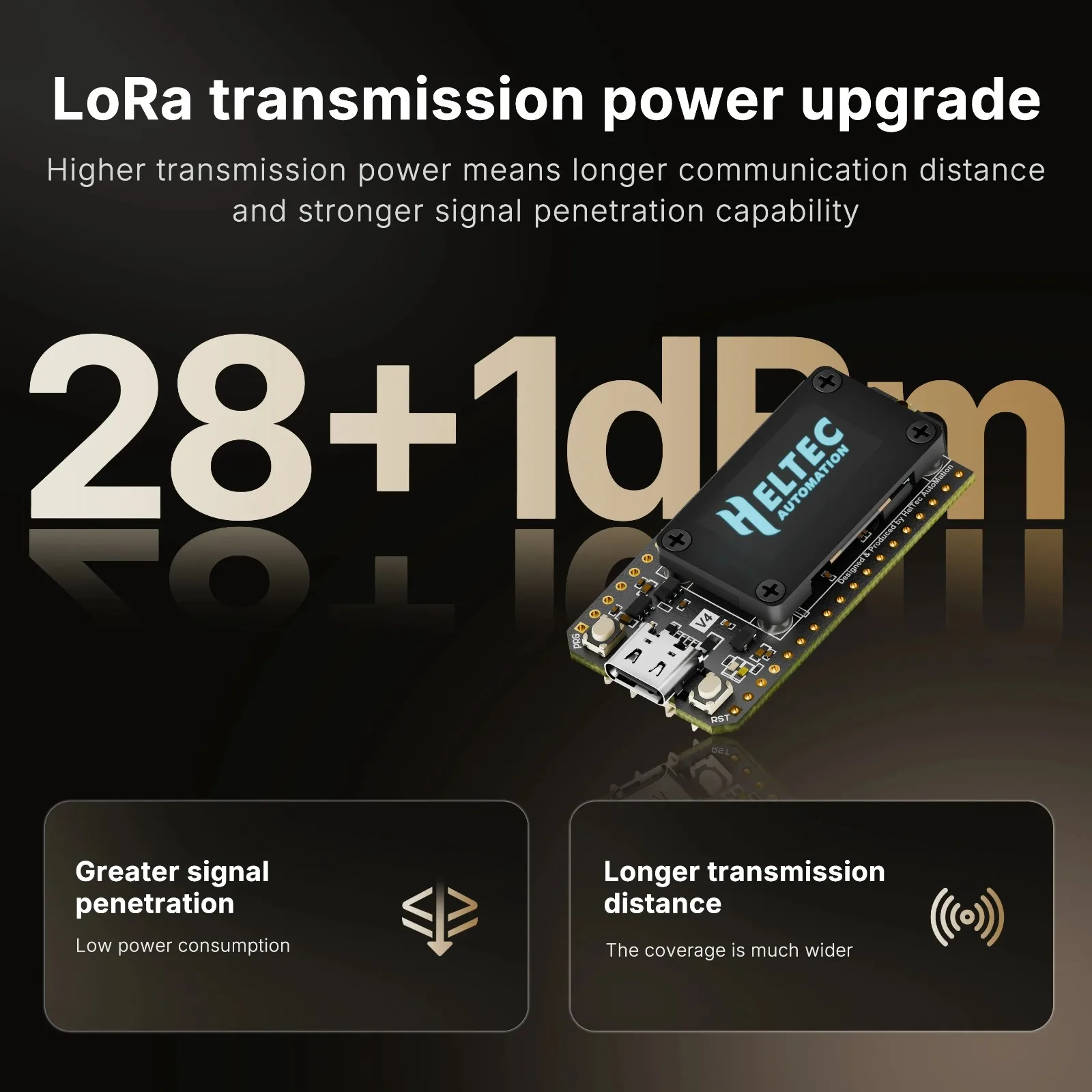 Heltec WiFi LoRa 32 V4 Meshtastic Dev-Board ESP32-S3 SX1262 Chip 16MB Flash 2MB PSRAM for Industrial IoT Applications