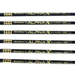12pcs PANDARUS Archery ID6.2mm Pure Carbon Arrow Shaft (Alpha-X Series) Straightness -/+0.006 Pure Carbon Arrow Bow SP300-SP800