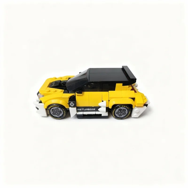 356pcs MOC Renault 5 Turbo 3E City Champions Model Building Blocks Construction Toy Christmas Gifts DIY Creative Idea Education