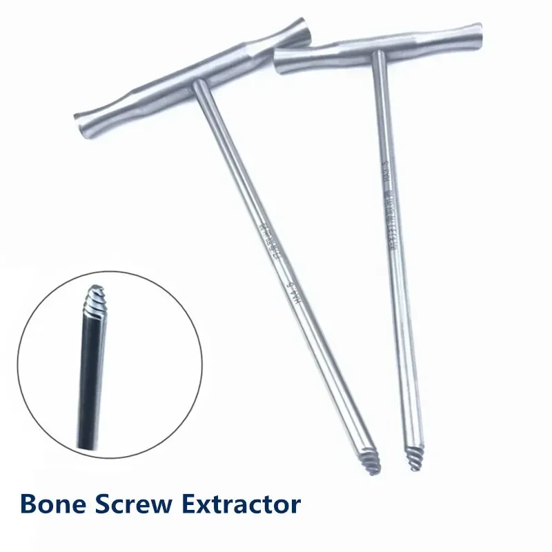 T Type Orthopedic Broken Screw Nail Extractor Upper Lower Extremity Remover Surgical Tool