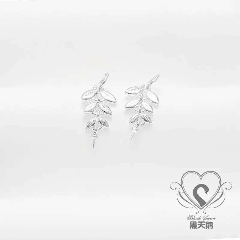 18K Matte Gold Plated Double Sided Wheat Ear Charms 9*15mm DIY Bracelet Necklace Earring Jewelry Findings