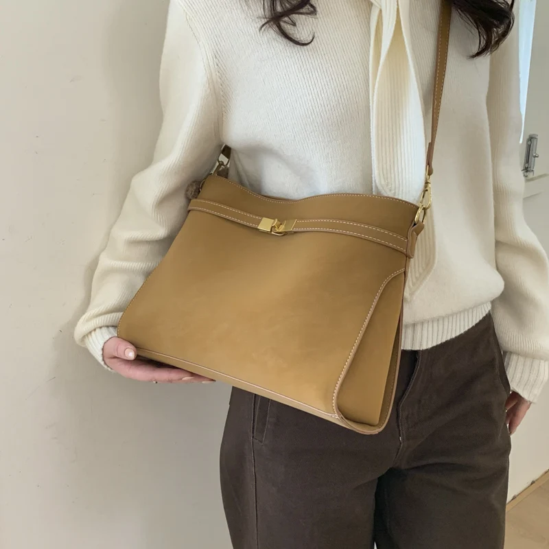 

Высококачественные женские сумки из искусственной кожи, сумки на плечо, повседневные женские сумки через плечо для женщин, модная женская однотонная сумка-мессенджер