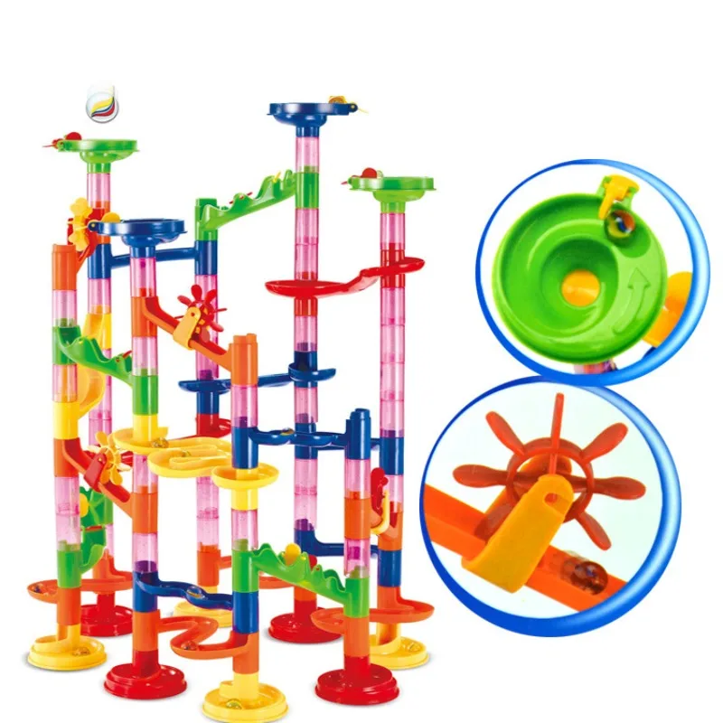 

Детский конструктор Marble Run, Детский конструктор «сделай сам», Трековый шар, строительные блоки, игрушки-головоломки для раннего развития