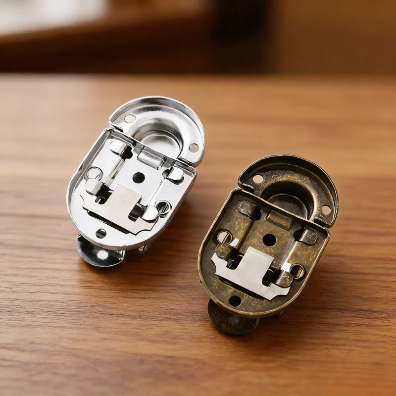 4pcs Box Buckle Lock Toolbox Wooden Box Buckle Gift Box Packaging Box Iron Hardware Buckle Duck Bill Buckle Hardware