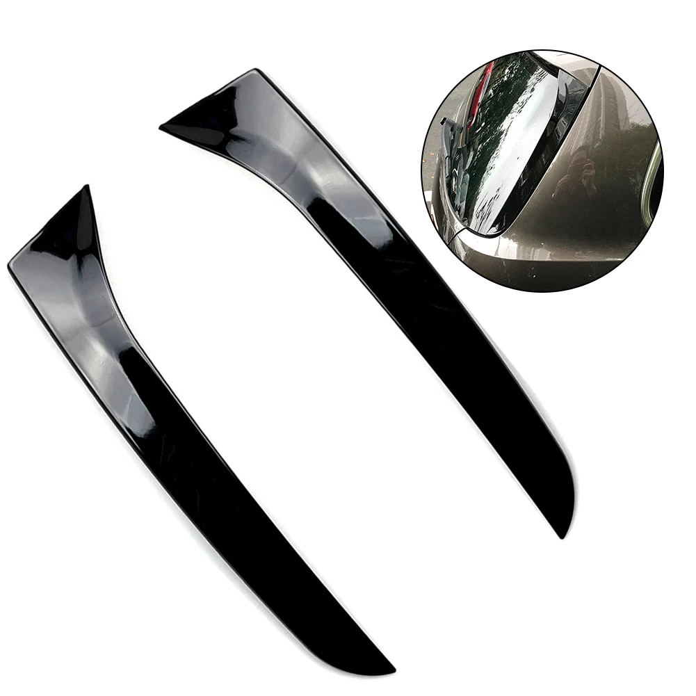 

For Passat B7 Variant Wagon 2011-2015 Black Rear Spoiler Side Wing For Passat B7 Variant Wagon 11-15 Side Wing Cover*2 ABS