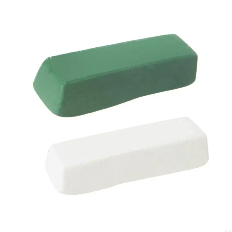 

B46D Buffing Compound Polished Workpiece Non-Metal Compact Size Polishing Paste Green Compound for Metal White for Wood