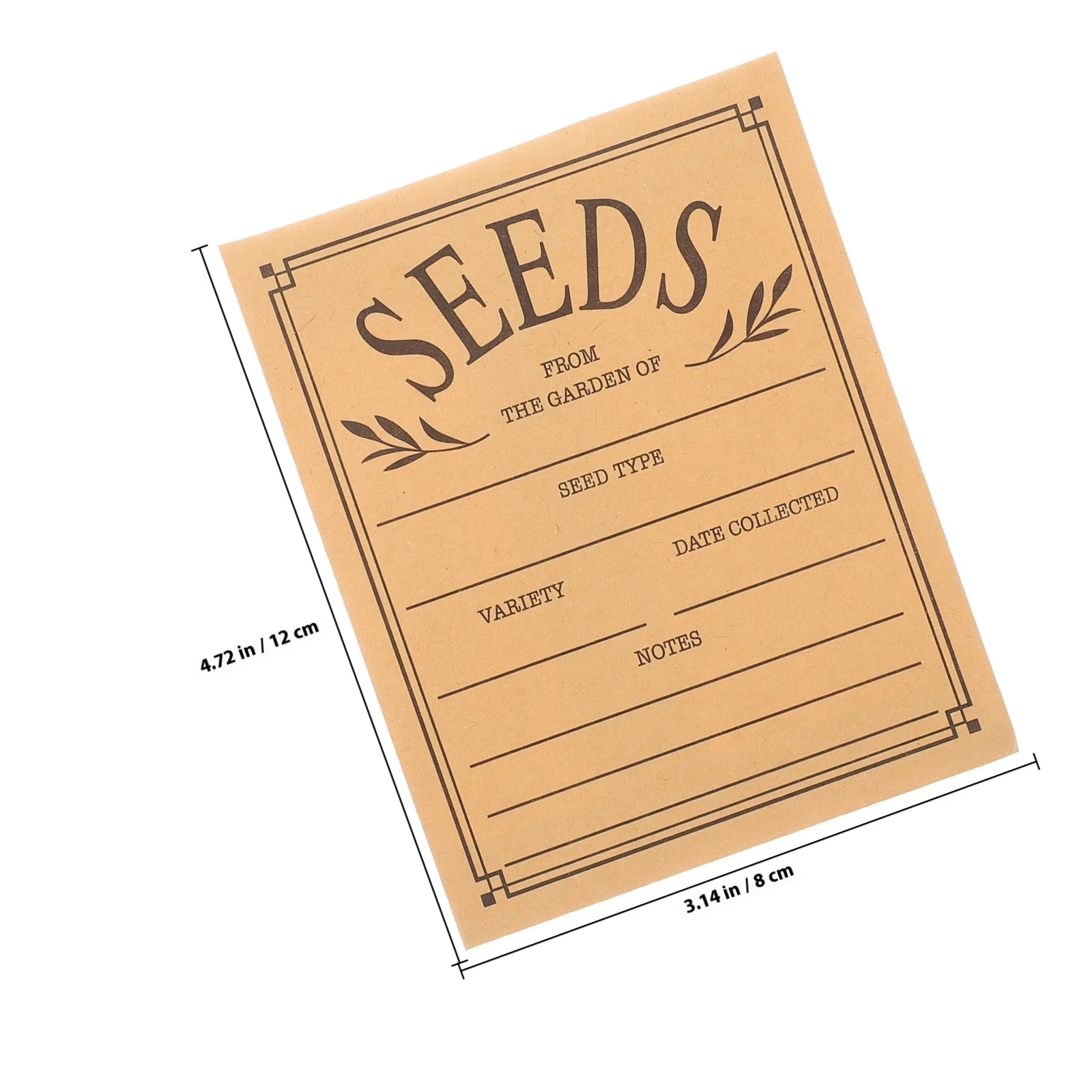 50 قطعة عبوات ورق كرافت البذور لتخزين البذور مغلفات صغيرة حاويات البذور مغلفات صغيرة لرسالة بريد العملات المعدنية النقدية #4