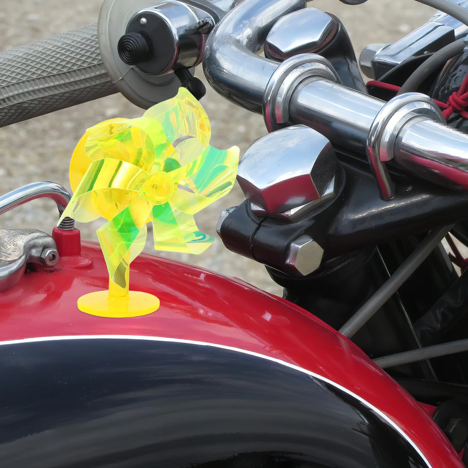 

2Pcs Wind Powered Led Windmill Bicycle Safety Reflectors Night Light Creative Decoration For Scooters Motorcycles