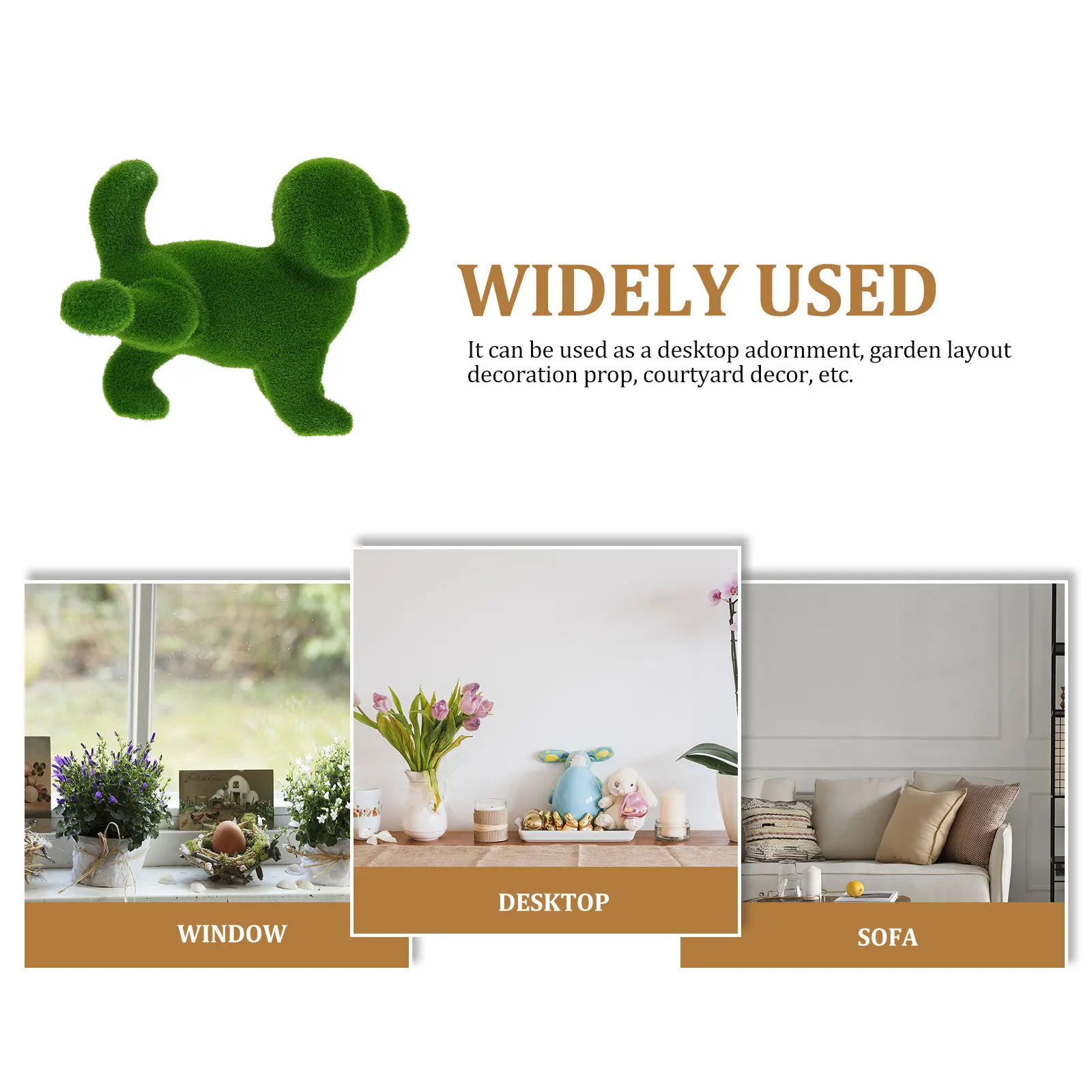 

Garden Yard Housewarming Gift Room Home Outdoor Garden Yard Puppy Ornament Decoration Outdoor Ornament