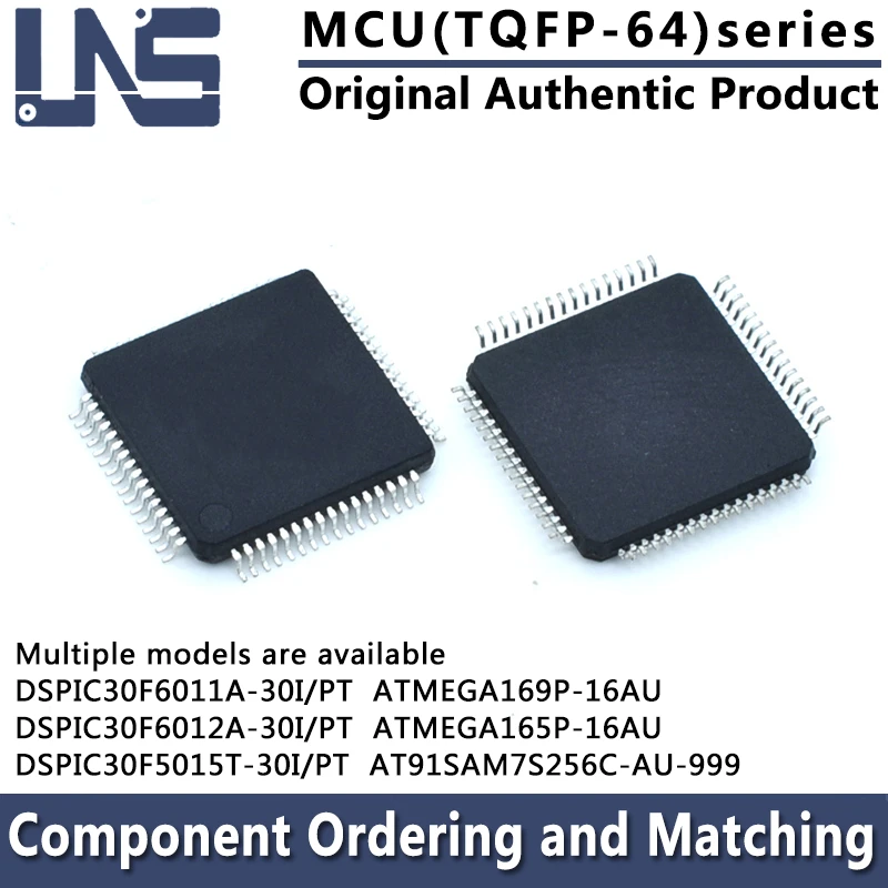 ATMEGA165P-16AU ATMEGA169P-16AU AT91SAM7S256C-AU-999 DSPIC30F5015T-30I/PT DSPIC30F6011A-30I/PT DSPIC30F6012A-30I/PT TQFP-64 MCU