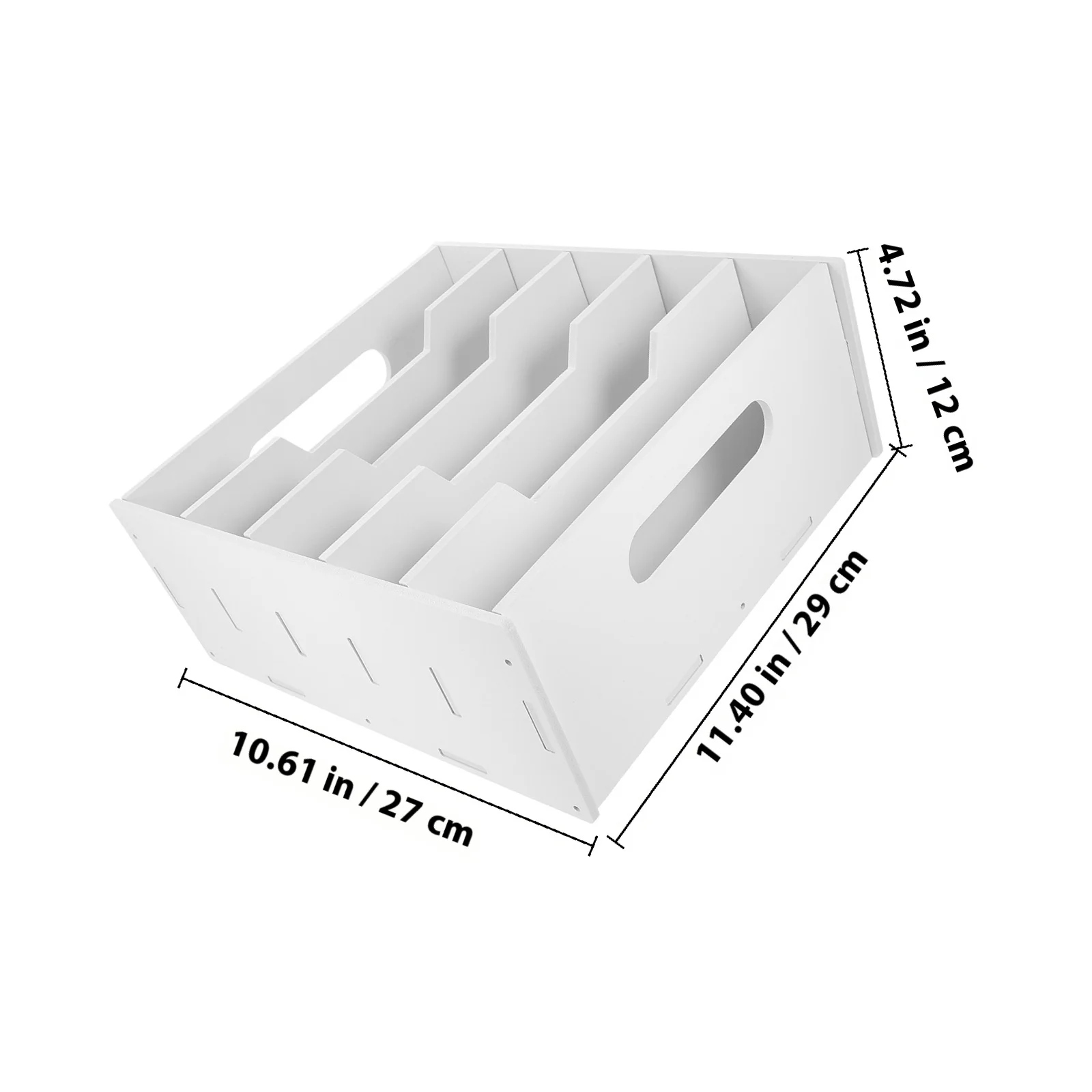 Multi-Grid Cash Drawer Tray 5-Compartment Money Organizer for Office Store Classroom Desktop File Storage Holder