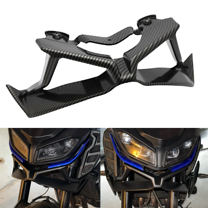 

NEW Black/Carbon Front Downforce Spoilers mt09 MT09 SP Downforce naked frontal spoilers For YAMAHA MT 09 MT-09 2017-2020 2019