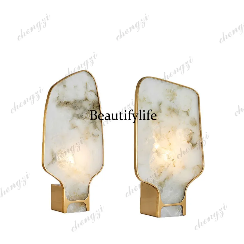 New Chinese cloud bedroom bedside table lamp modern and simple, living room study, model room creative table lamp