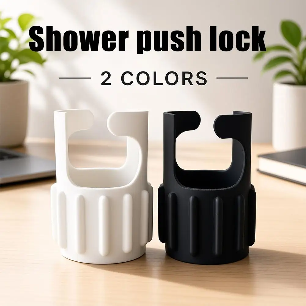 PLA Shower Timer Button Holder 3D Printing Waterproof Shower Push Lock Simple Water Control Button Holder For Public Use