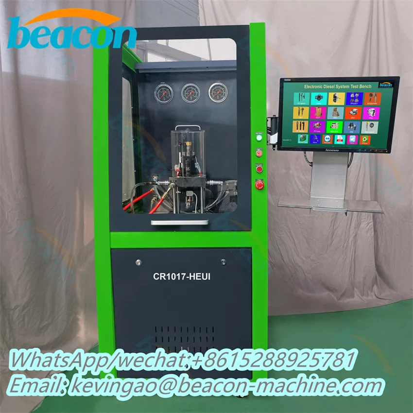 Beacon HEUI Unit Injector C7 C9 3126B Testing Machine CR1017 For Engine Oil Diesel Fuel HEUI Repair and Test Stand For Truck