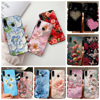 Luxury Matte Silicone Soft Case For ASUS ZENFONE 5 8 3 ZE620KL ZE520KL ZB602KL ZB601KL ZS590KL Capa Flower Loving Heart Funda