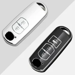 Fashion New Soft TPU Car Key Protective Cover For Mazda 2 3 6 Atenza Axela Demio CX-5 CX5 CX-3 CX7 CX-9 2015 2016 2017 2018 2019