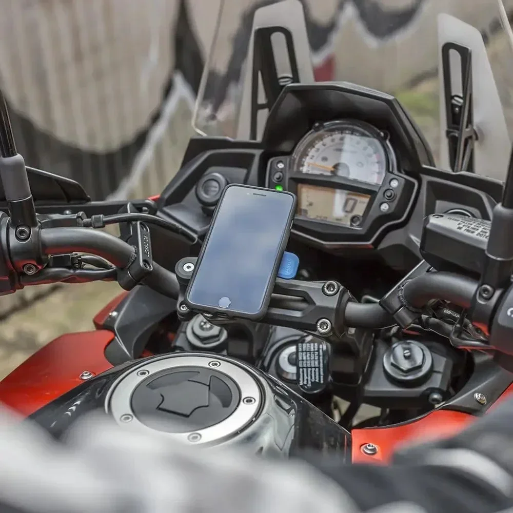 Motorrad-Lenkerhalterung, Universelle Fahrrad-Handyhalterung, MTB-Handyhalterung, Abnehmbar & Universell 360° Drehbar ° Drehbar – Detail 10