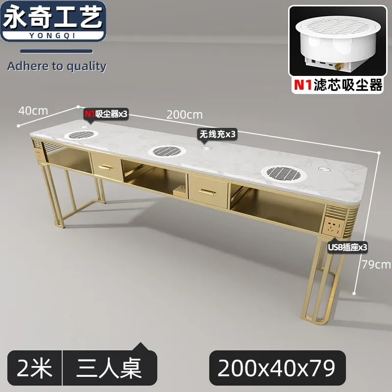 Professional Manicure Table Aesthetic Women Beauty Nail Table Pedicure Prosthetic Mesa Manicura Nail Salon Furniture LJ50MT