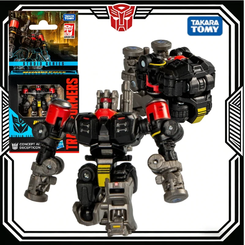 In Stock  Transformable Robot Studio Series Core Class Bumblebee Movie Concept Art Frenzy Figure Anime Cartoo  Gifts Toys Model