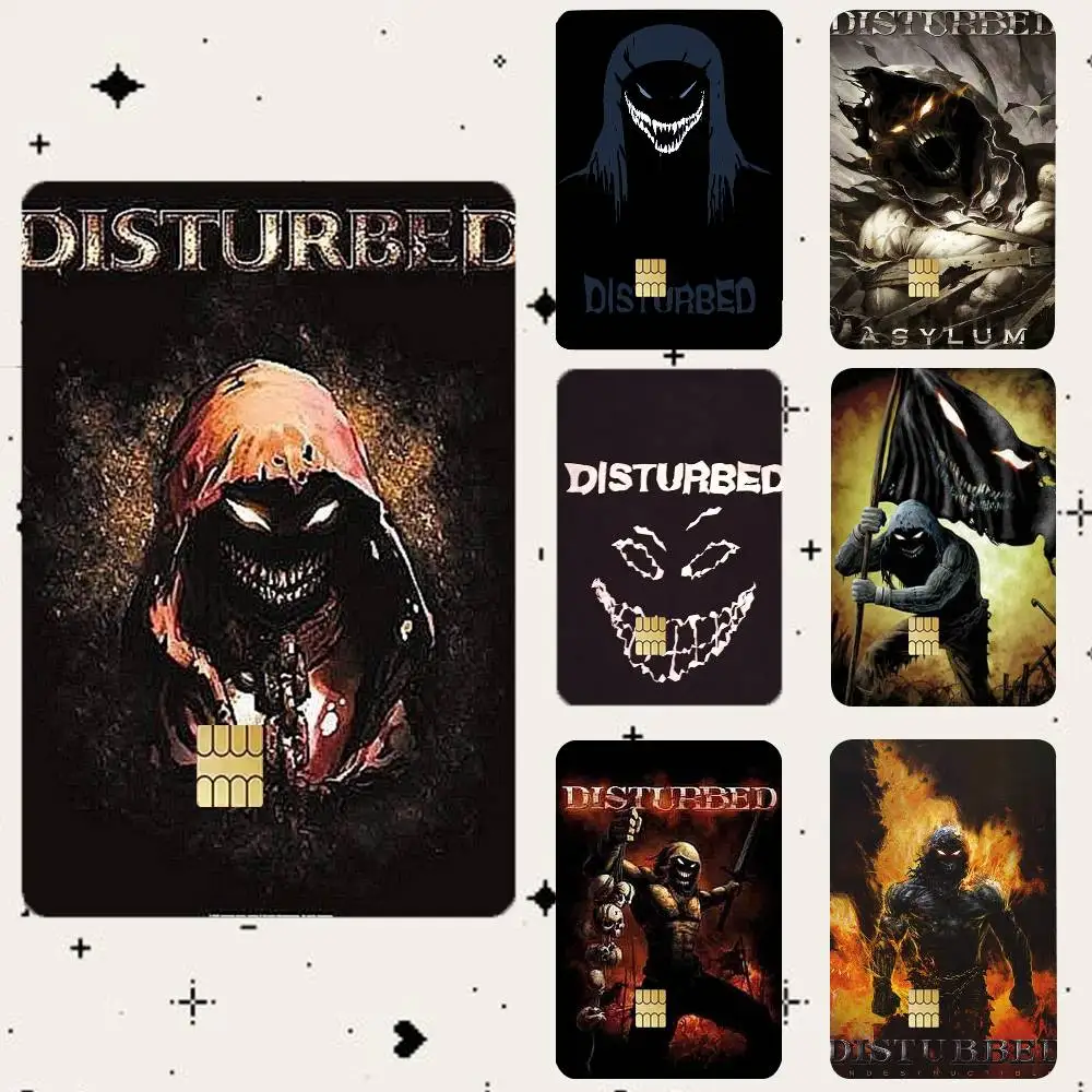 

Disturbed The Sickness HD Waterproof Card Skins Protective Stickers for Credit Bank Game Cards