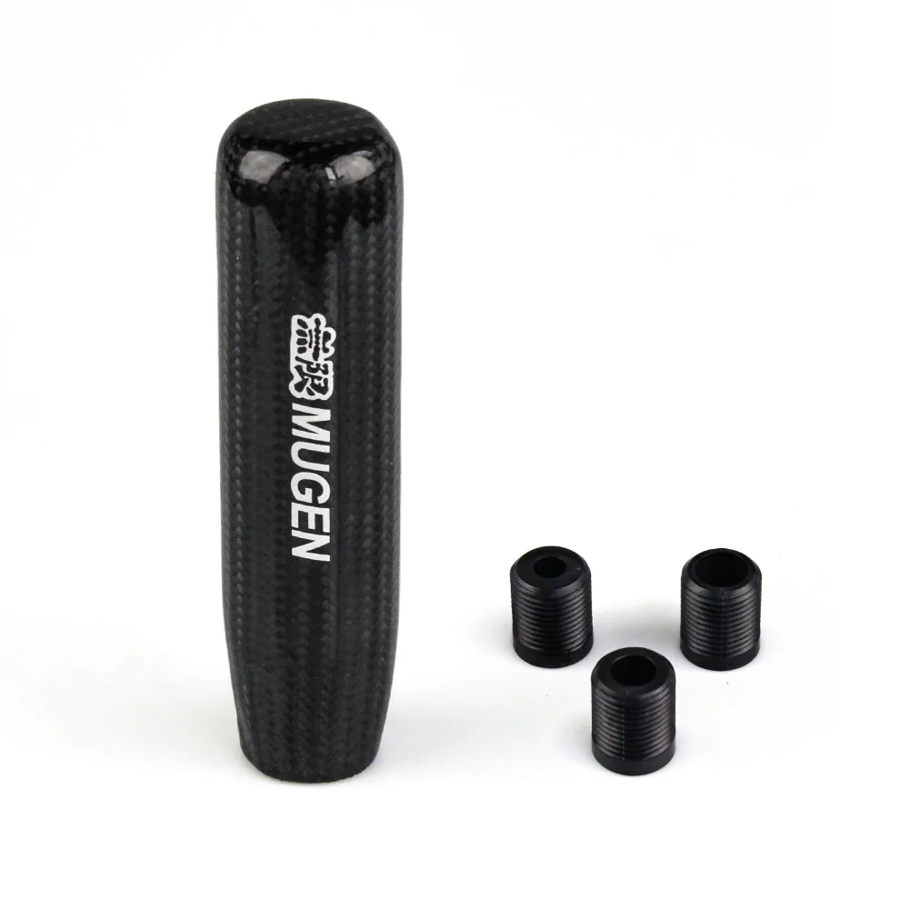 13cm 18cm Universal Carbon Fiber Long Gear Shift knob Manual Transmission Aluminum Gear Stick Head Shifter Lever Handle SFN034