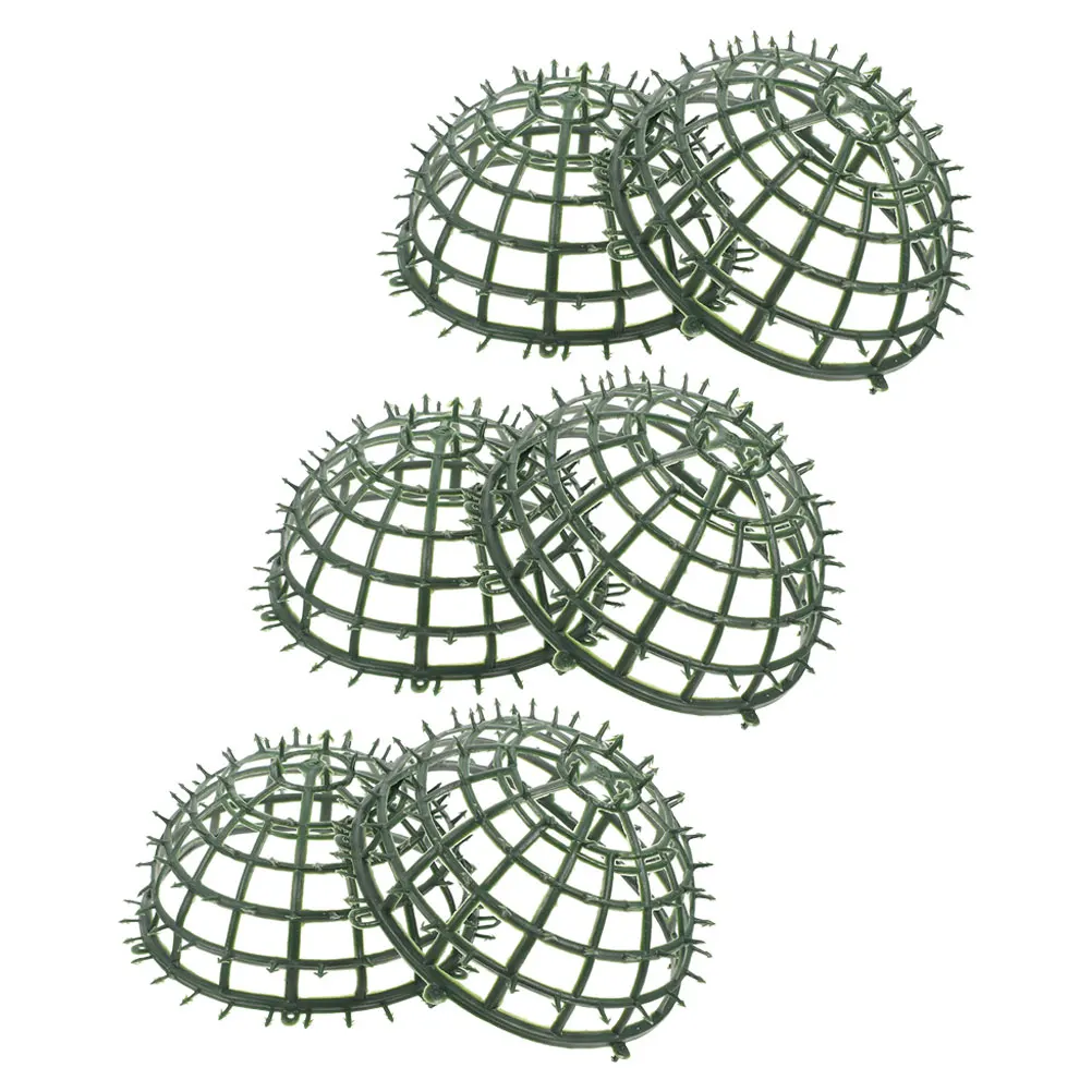 3pcs Artificial Plant Flower Ball Holder Plastic Frame for Home Decor Garden Wedding Topiary Rack Easy Use Versatile