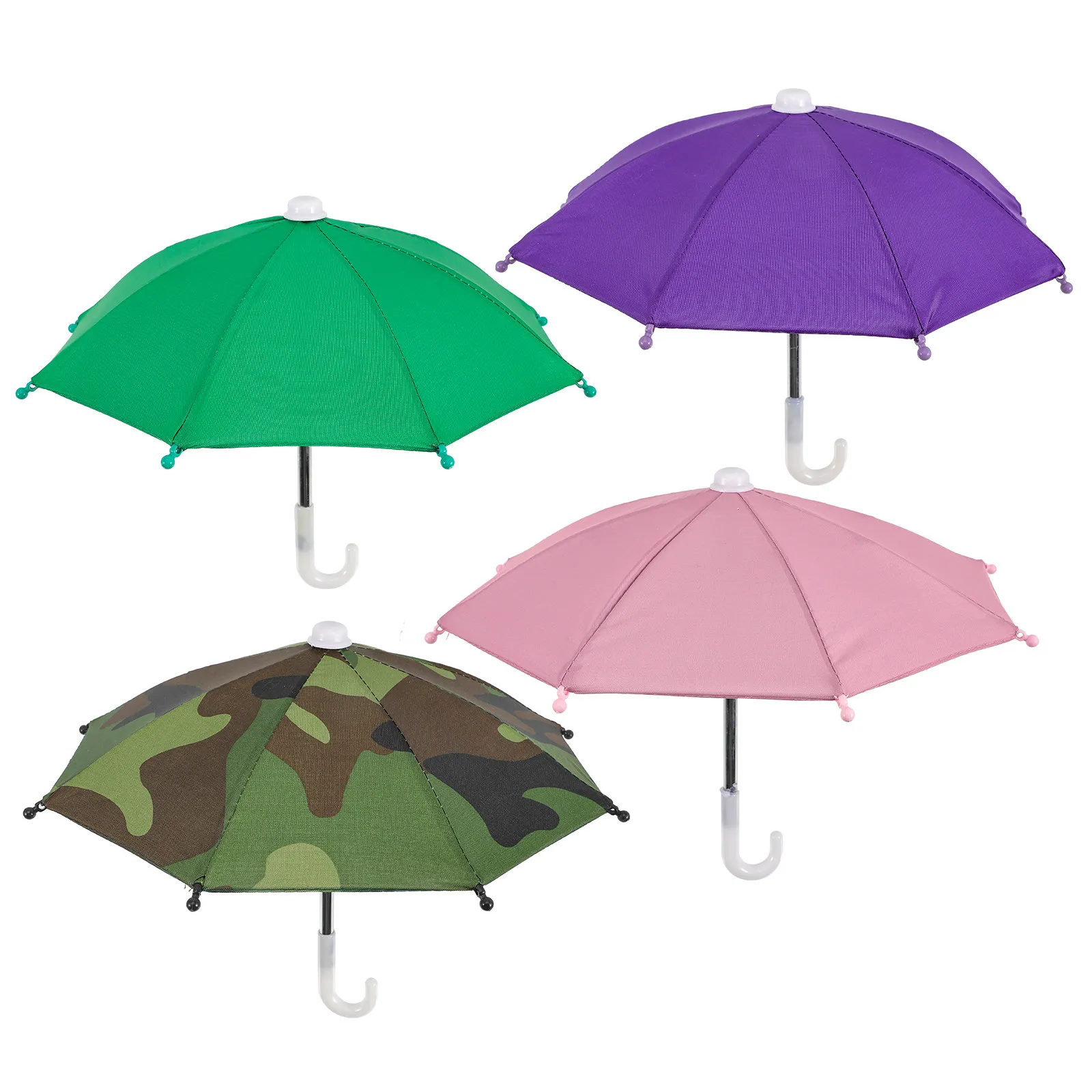 

4 шт. мини-зонтики для телефона, водонепроницаемые, солнцезащитные, декоративные, для мотоциклов, портативные, для велосипедов, защитные зонтики для улицы