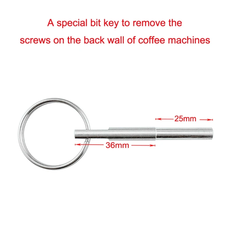 Coffee Machine for Key Security Oval for Head Screws for Jura Capresso Krups Open Repair Tool for Key With Pin Dropship