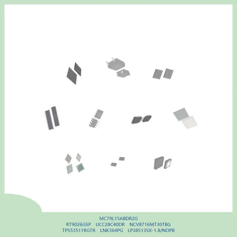 

MC79L15ABDR2G RT9026GSP UCC28C40DR NCV8716MT30TBG TPS53511RGTR LNK364PG LP38513SX-1.8/NOPB