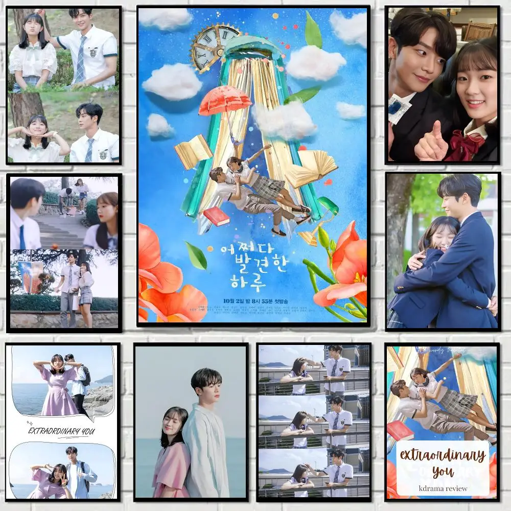 TV Series Extraordinary You Poster Self-adhesive Decal Living Room Bedroom Party Bar Decor Moisture-proof Fade-resistant