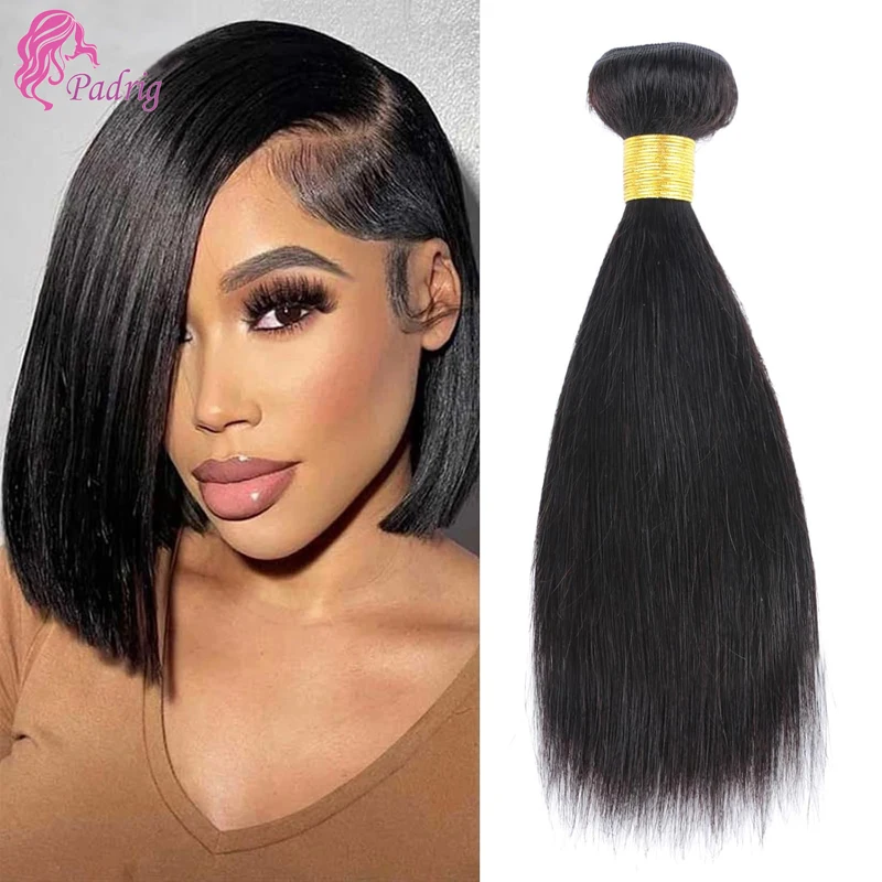 10 Inch Recht Menselijk Haar Bundels Dubbele Inslag Hair Extensions 100 G/stk Natuurlijke Kleur Braziliaanse Maagdelijke Haar Full-End 10a Grade