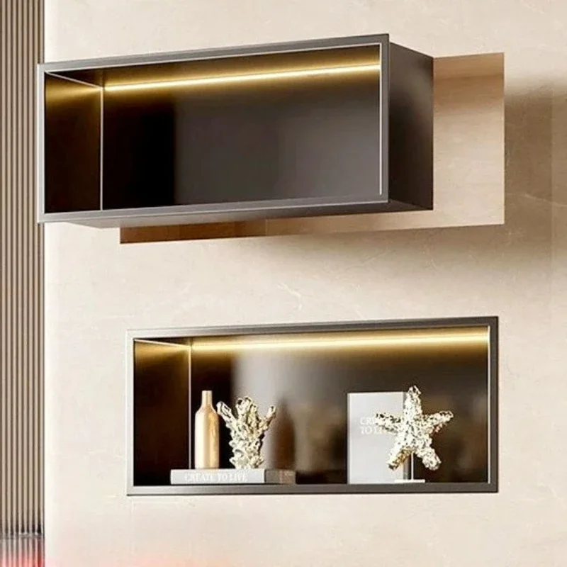 Stainless Steel Wall Niche - Ultra-Thin Bathroom Shelving Unit, Shower Storage Cabinet, Rustproof Organizer, Slim Corner Bracket