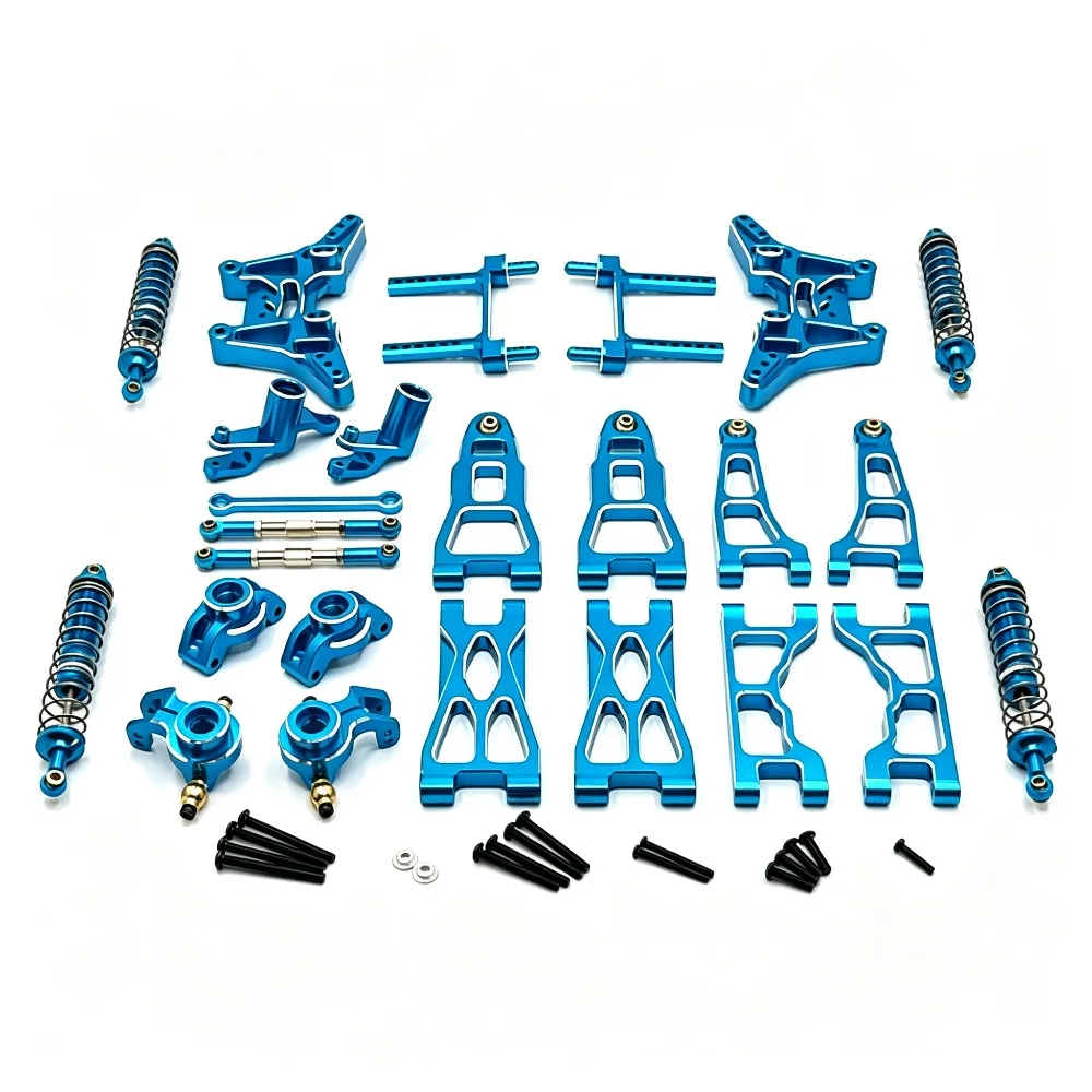 Fit For UDIRC UD1201 UD1202 UD-12PRO 1/12 RC Car Metal Upgrade Parts Kit Shock Absorbers Shock Tower Suspension Arms Body Posts