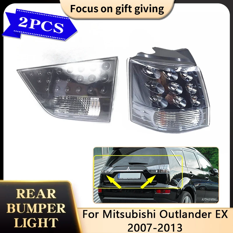 

Для Mitsubishi Outlander EX 2007 2008 2009 2010 2011 2012 2013 задний фонарь задний бампер стоп-сигнал поворота сигнальная лампа автомобильные аксессуары