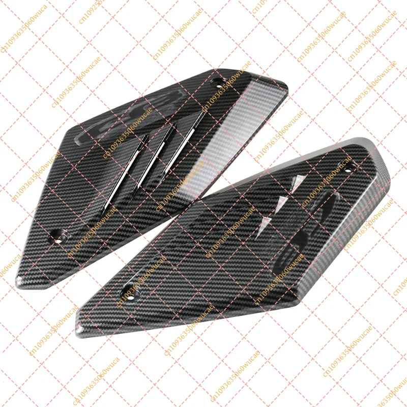 Carbon Fiber Motorcycle Frame Side Panel Cover, Intake Pipe Protector for Honda CB650R (2019-2021)