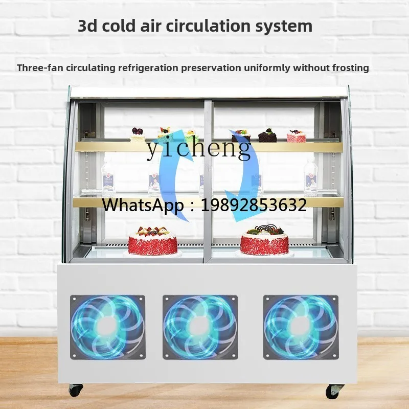 ZZ commercial refrigerated display cabinet air-cooled cake cabinet desktop small fresh-keeping cabinet