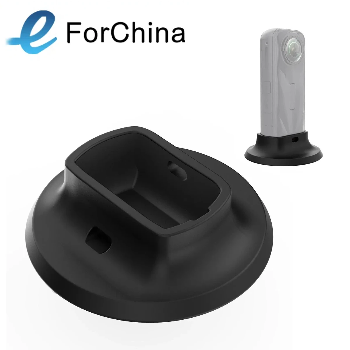 For Insta360 X5 PULUZ Silicone Dock Desktop Adhesive Base Bracket