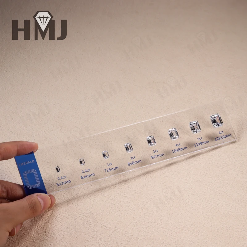 HMJ Jewelry Setting Gemstones Size Diamond Carat Ring Sizer Tester Guideline Tools Comparison Jewerly Dealer Tools Set Wholesale