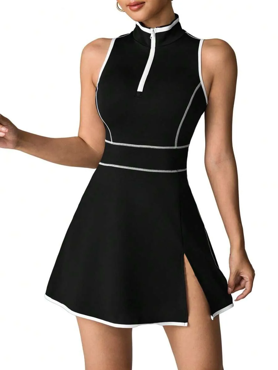 Sports And Fitness Short Skirt Slim Fit Casual Outdoor Dress Fitness Tennis Skirt