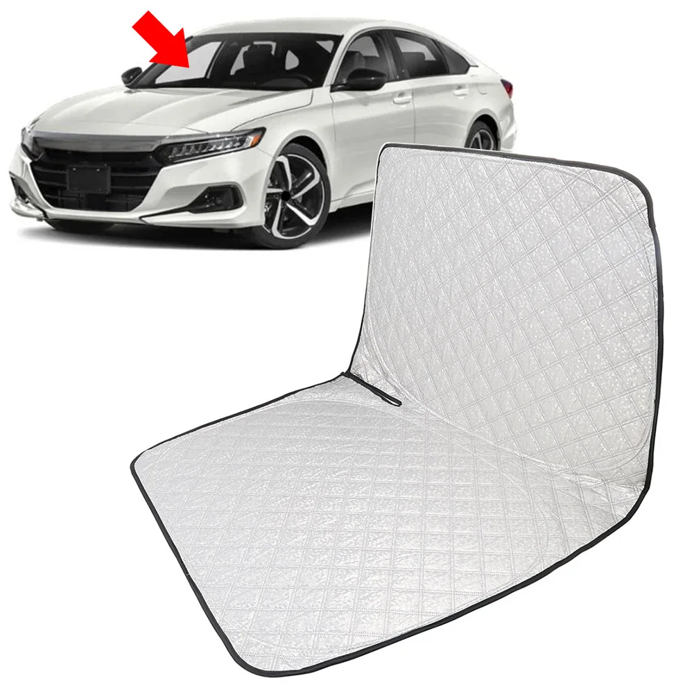 

Car Foldable Front Windshield Sun Shade Visor Protector Custom For Honda Accord 18-22 Wear Resistant