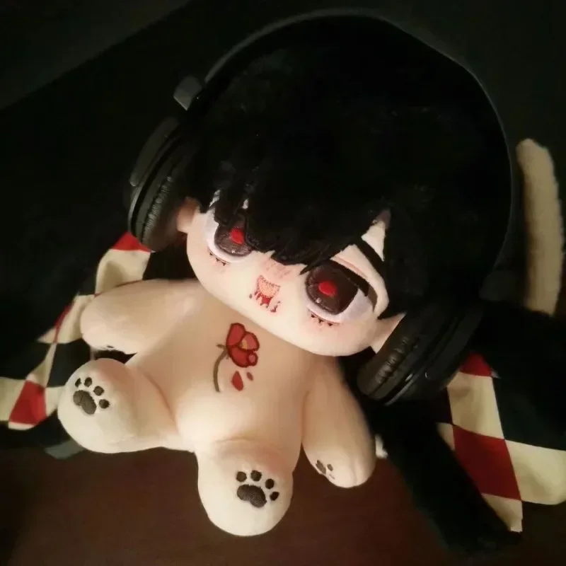 

Anime Game Alien Stage Cosplay Till Lvan 20cm Plush Print Body Soft Adorable Ears and Tails Doll Toy Plush Collect Gift