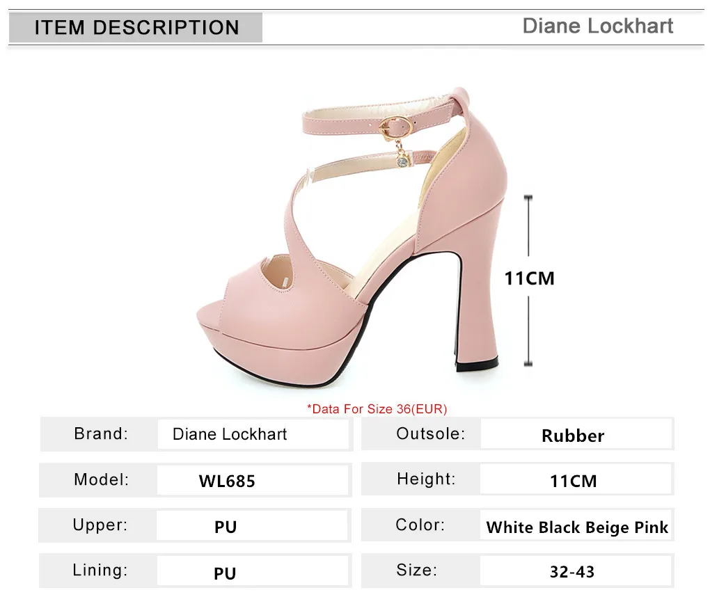 2024 New Ladies Shoes Sandalias Mujer Gladiator Platform Sandals Women Fish Mouth High Heels Female Pumps Beige Black White Pink